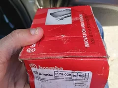 Vanzare placute frana marca brembo puntea spate noi noute